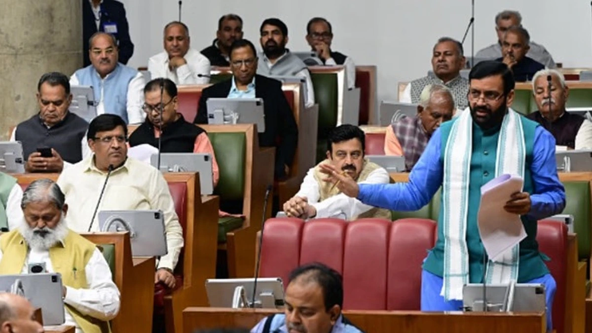 Haryana के मुख्यमंत्री नायब सिंह सैनी का पहला बजट: औद्योगिक विकास, महिलाओं के सशक्तिकरण और किसानों के लिए अहम घोषणाएं।