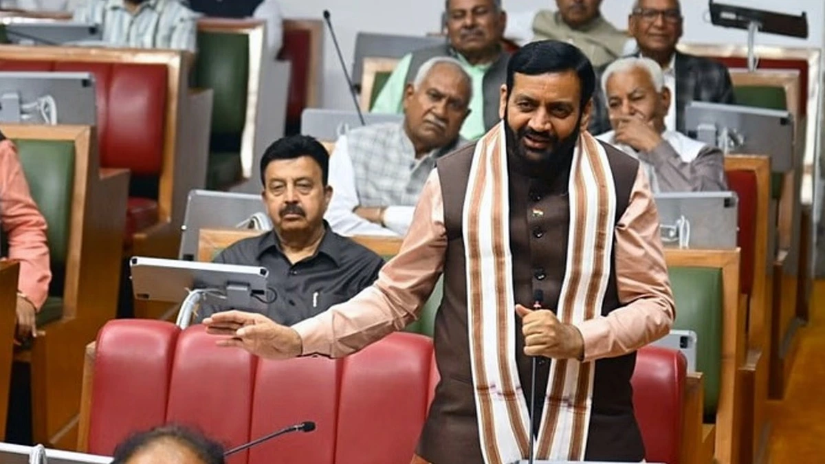 Haryana विधानसभा में बजट सत्र के आठवें दिन हुआ हंगामा, 2009 की पुलिस भर्ती पर उठे सवाल।