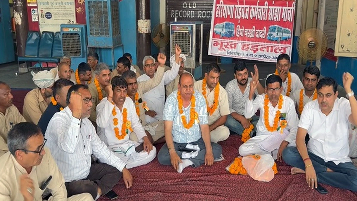 Haryana रोडवेज के कर्मचारी फिर से आंदोलन की तैयारी में, मांगें न मानी तो करेंगे बसों का चक्का जाम।
