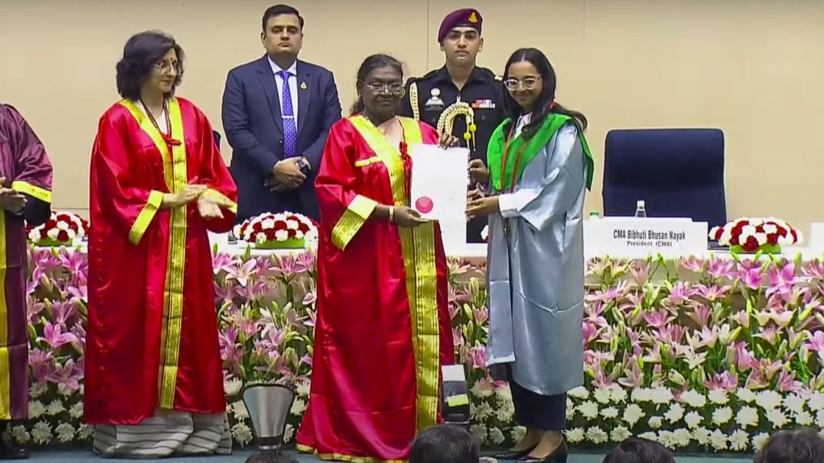 President Droupadi Murmu ने किया ICMAI के 12वें National Students’ Convocation का शुभारंभ, Students को दी प्रेरणादायक सीख