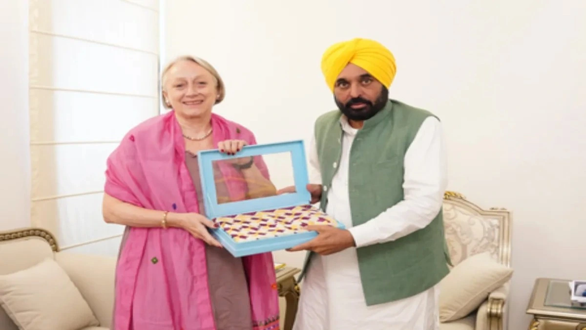 CM Bhagwant Mann ने Britain के साथ मजबूत संबंधों की वकालत की, Education और Industry Sectors में Partnership पर दिया जोर