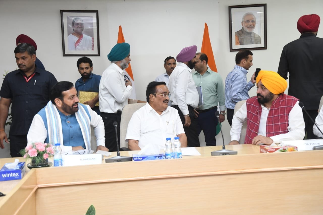 SYL नहर पर बैठक के बाद CM Mann: “हरियाणा हमारा भाई है, चेनाब-रावी से पानी मिले तो कोई दिक्कत नहीं होगी”