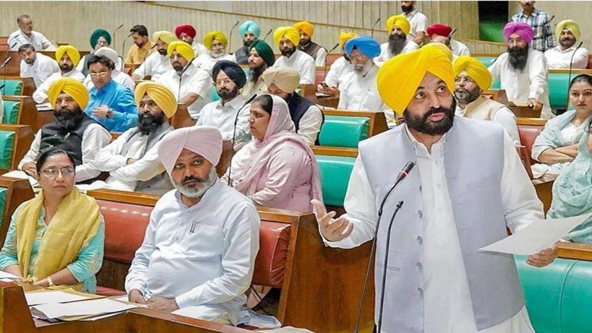 Punjab Assembly session  में केंद्र सरकार पर CM मान का हमला, उठाया पानी का मुद्दा