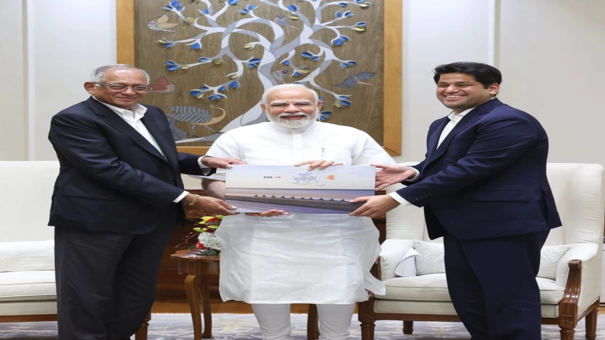 Prime Minister Modi ने TVS Motor Company की तारीफ़ की, Kutch की खूबसूरती को दर्शाने के लिए सराहा प्रयास