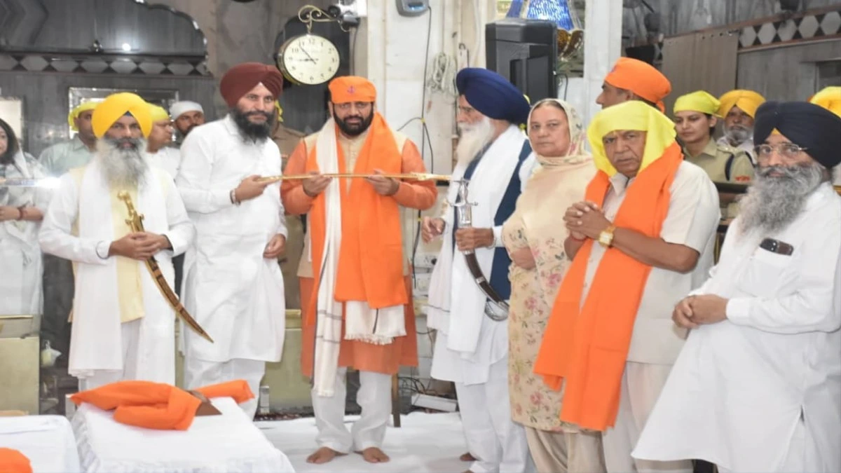 CM Nayab Singh Saini ने Gurdwara Shri Nada Sahib में माथा टेका, प्रदेशवासियों की खुशहाली के लिए की अरदास