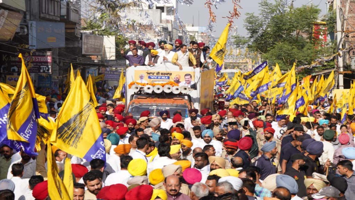 Mann और Kejriwal का तूफानी दौरा, Sandhu की जीत को बताया सीमावर्ती क्षेत्र के development की कुंजी