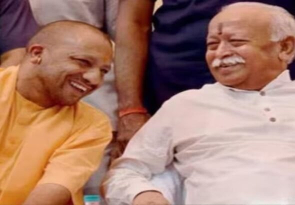 यूपी चुनाव से पहले सियासी तापमान हाई! CM योगी की मोहन भागवत से मुलाकात,बनेगा जीत का मास्टर प्लान?