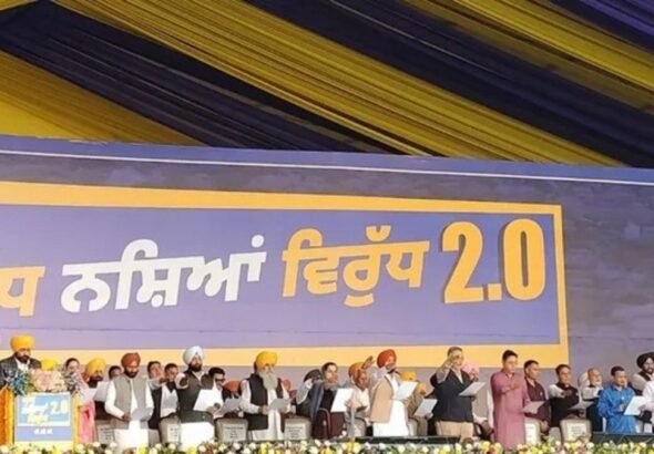 युद्ध नशियां विरुद्ध अभियान महा रैली में CM मान ने दिलाई शपथ; मोगा में केजरीवाल भी पहुंचे