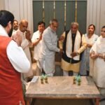 कैथल पहुंचे सीएम नायब सैनी:अमरनाथ भगत के निधन पर शोक प्रकट किया, परिवार से बातचीत की